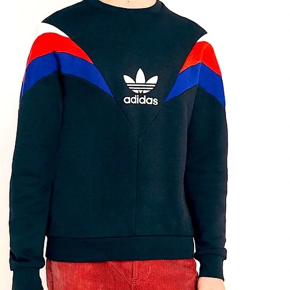 LOOSE FITRARE ADIDAS ‘NEVA CREW’ SWEATSHIRTUNISEX